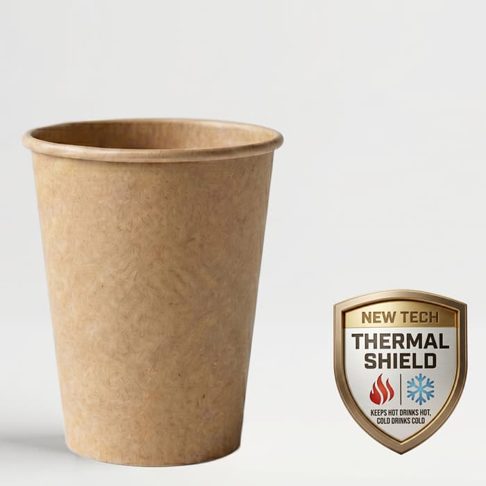 10 oz Blank Paper Cup - Kraft Cardstock