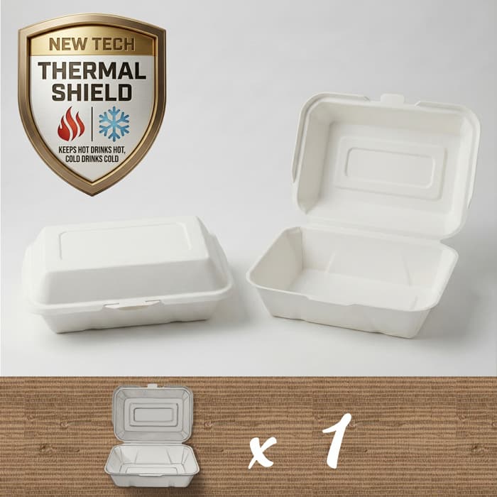 Clamshell - White Cardstock