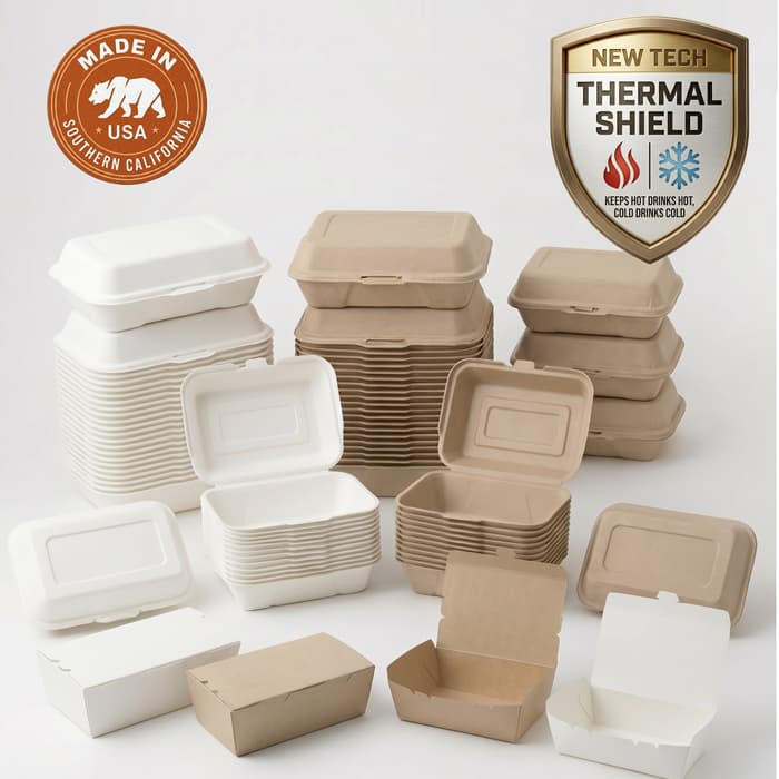 Custom branded food containers