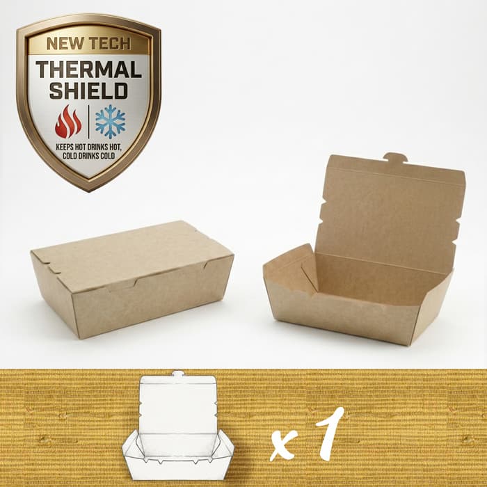 Fold Tuck and Lock - Kraft Cardstock
