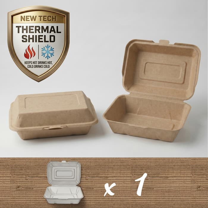Clamshell - Kraft (1 Container)