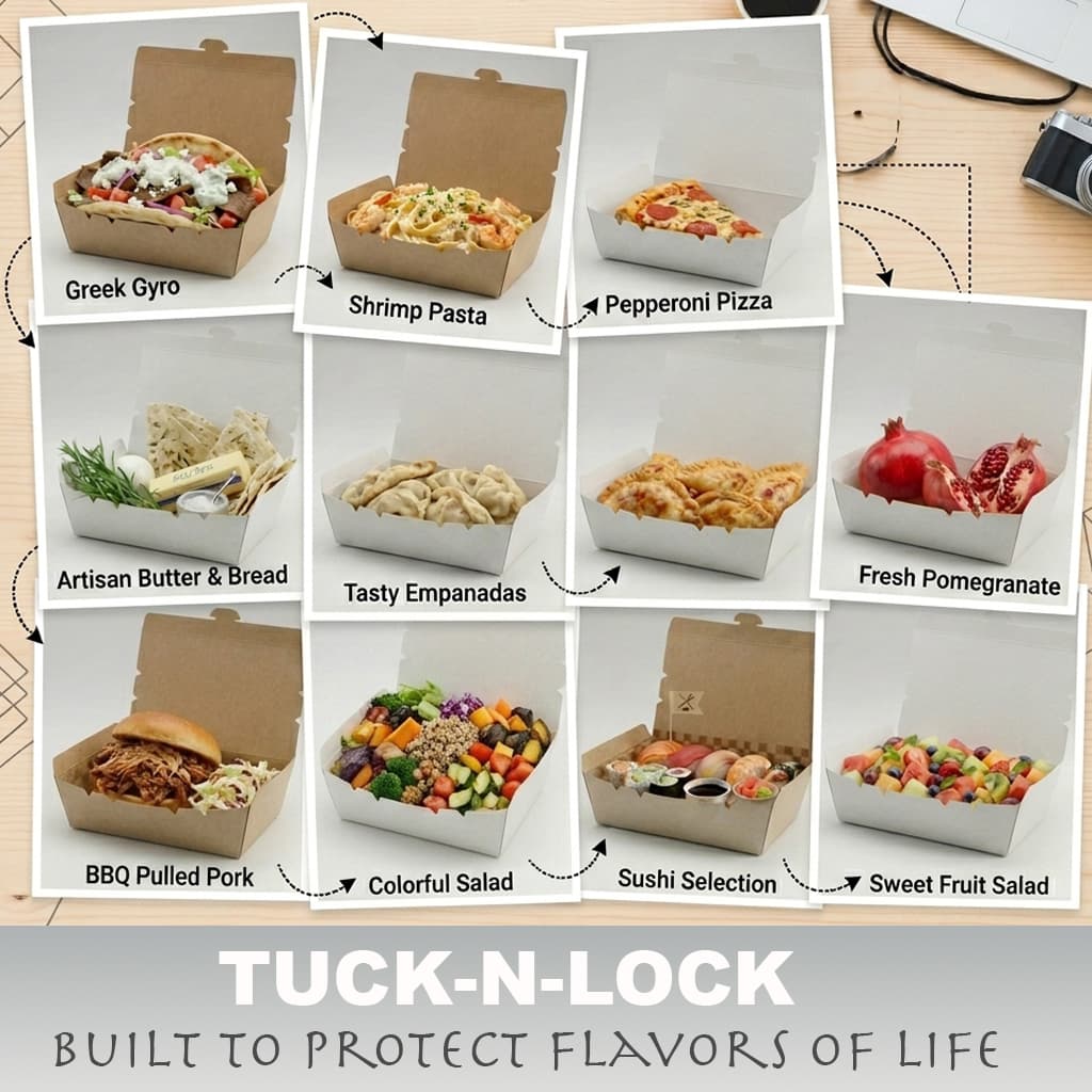 Tuck & Lock Food Container