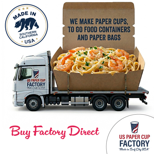 Flat Top Tuck And Lock Food Container - Kraft Cardstock custom paper cup photo 11 – US Paper Cup Factory