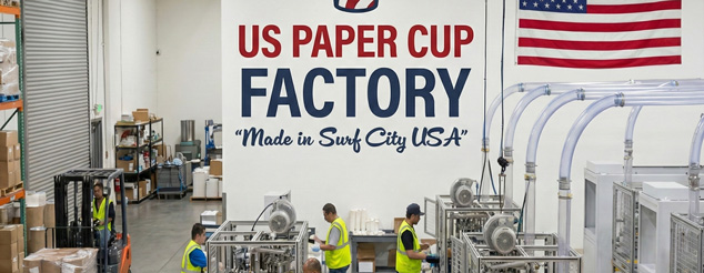 US Paper Cup Factory production floor